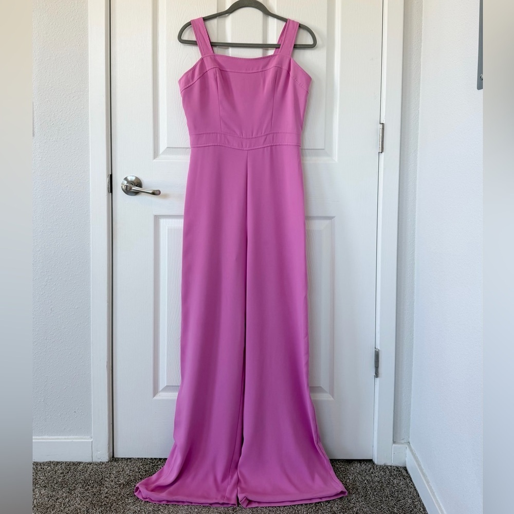 Amanda Uprichard New York Ace Jumpsuit in Sweet Pink